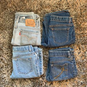 4 Pairs of Girls Jeans
